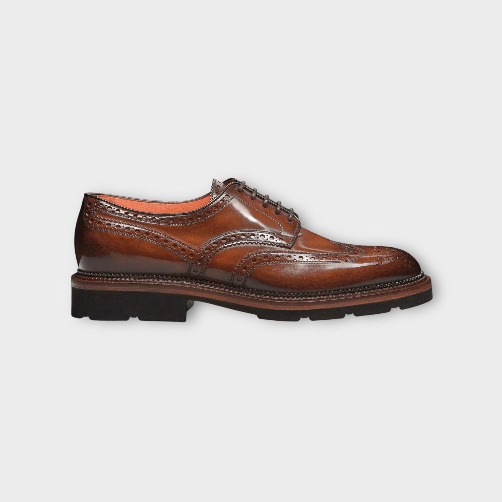 Santoni Derbies Brown