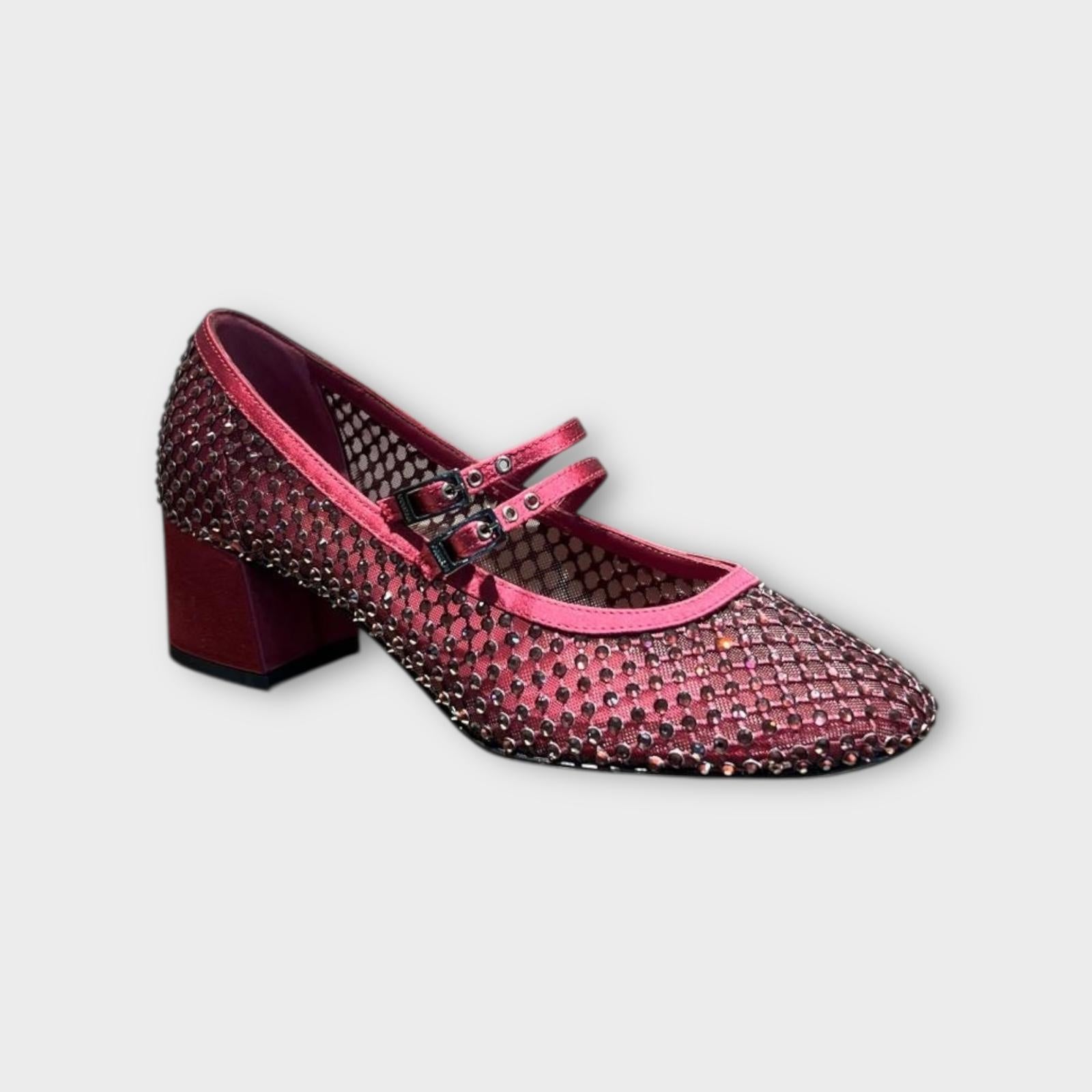 Le Silla Pumps Mary Jane 50 Burgundy