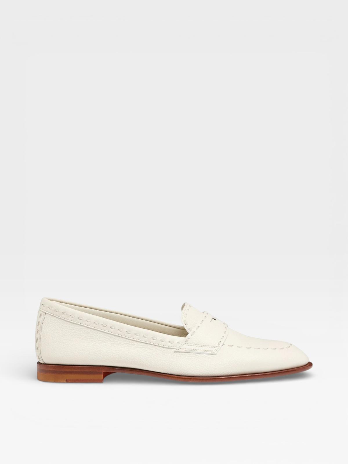 Santoni Loafers White