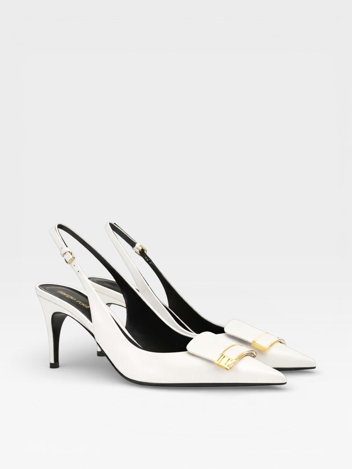 Sergio Rossi Slingbacks 75 White
