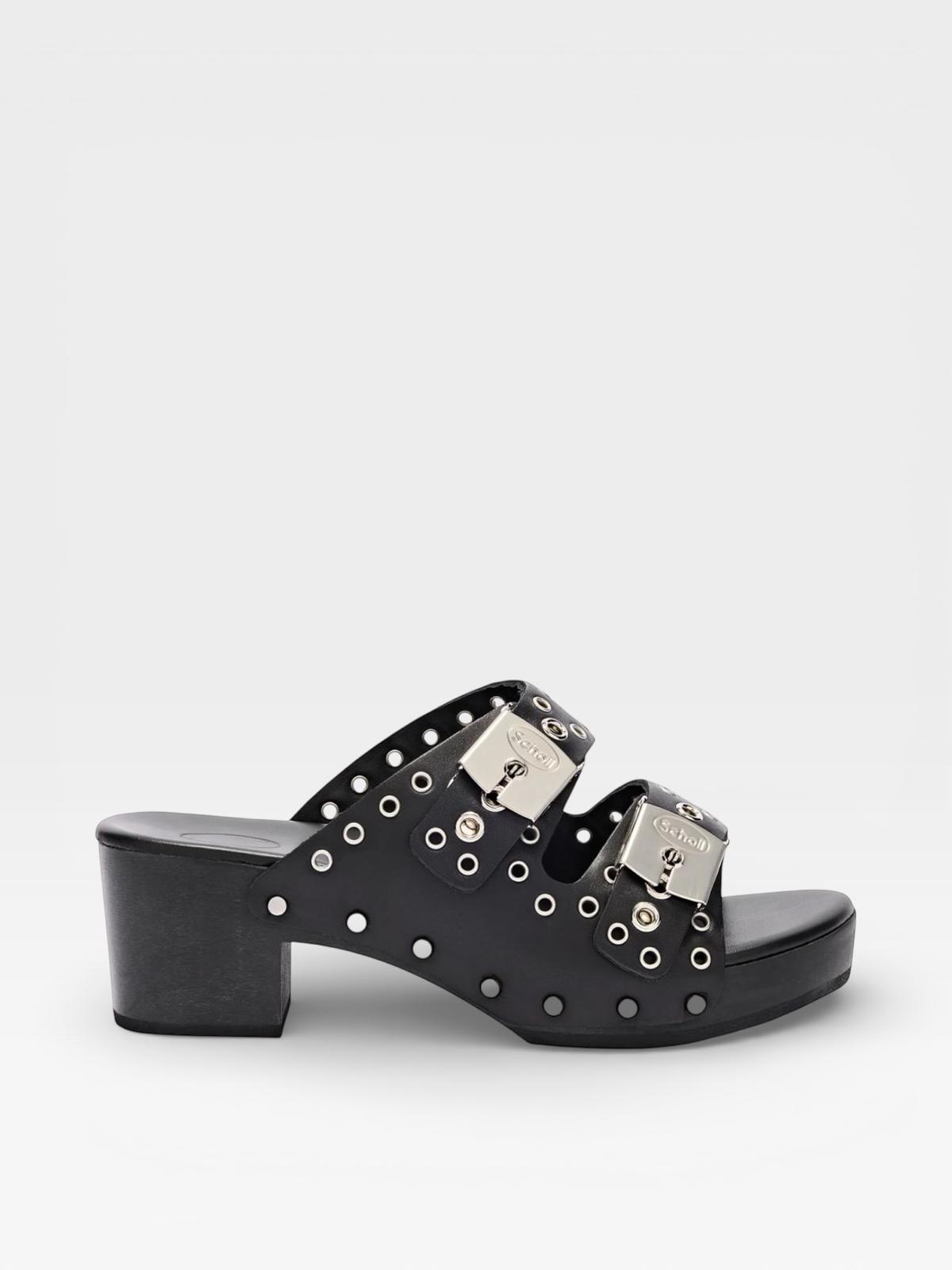Scholl Sandals Pescura Ibiza 2 Straps Ring Black