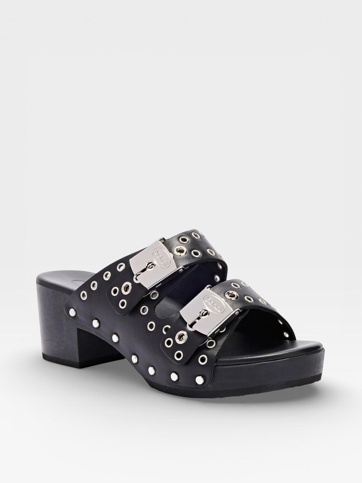Scholl Sandals Pescura Ibiza 2 Straps Ring Black