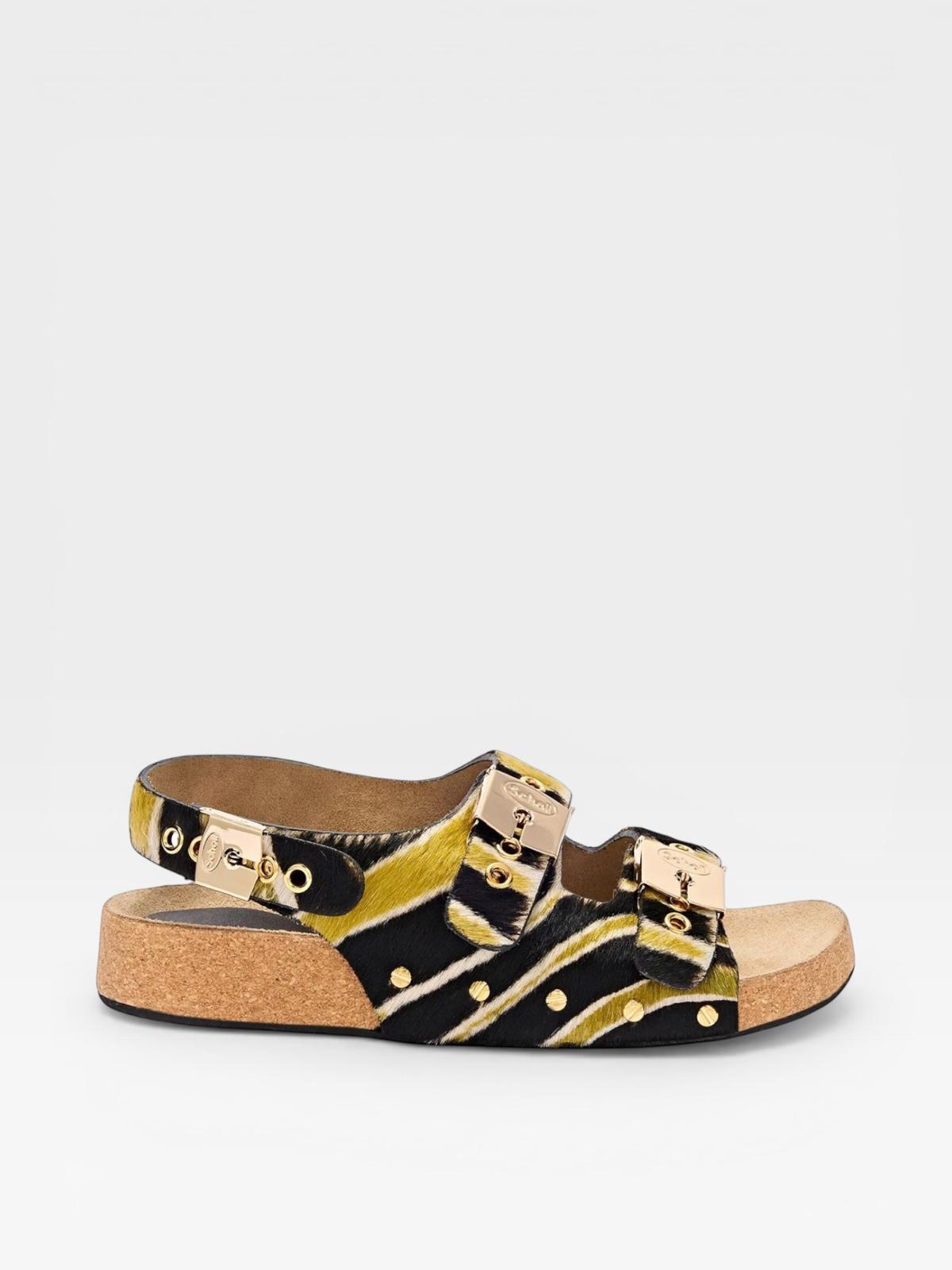 Scholl Sandals Luna 2 Straps Brown
