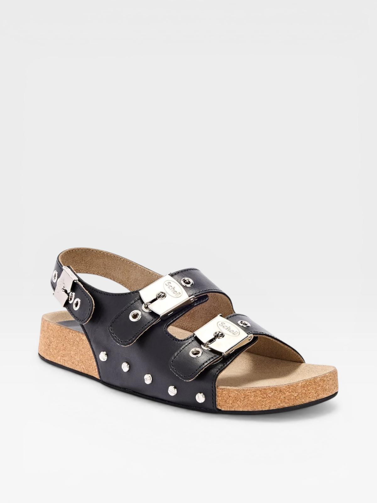 Scholl Sandals Luna 2 Straps Black