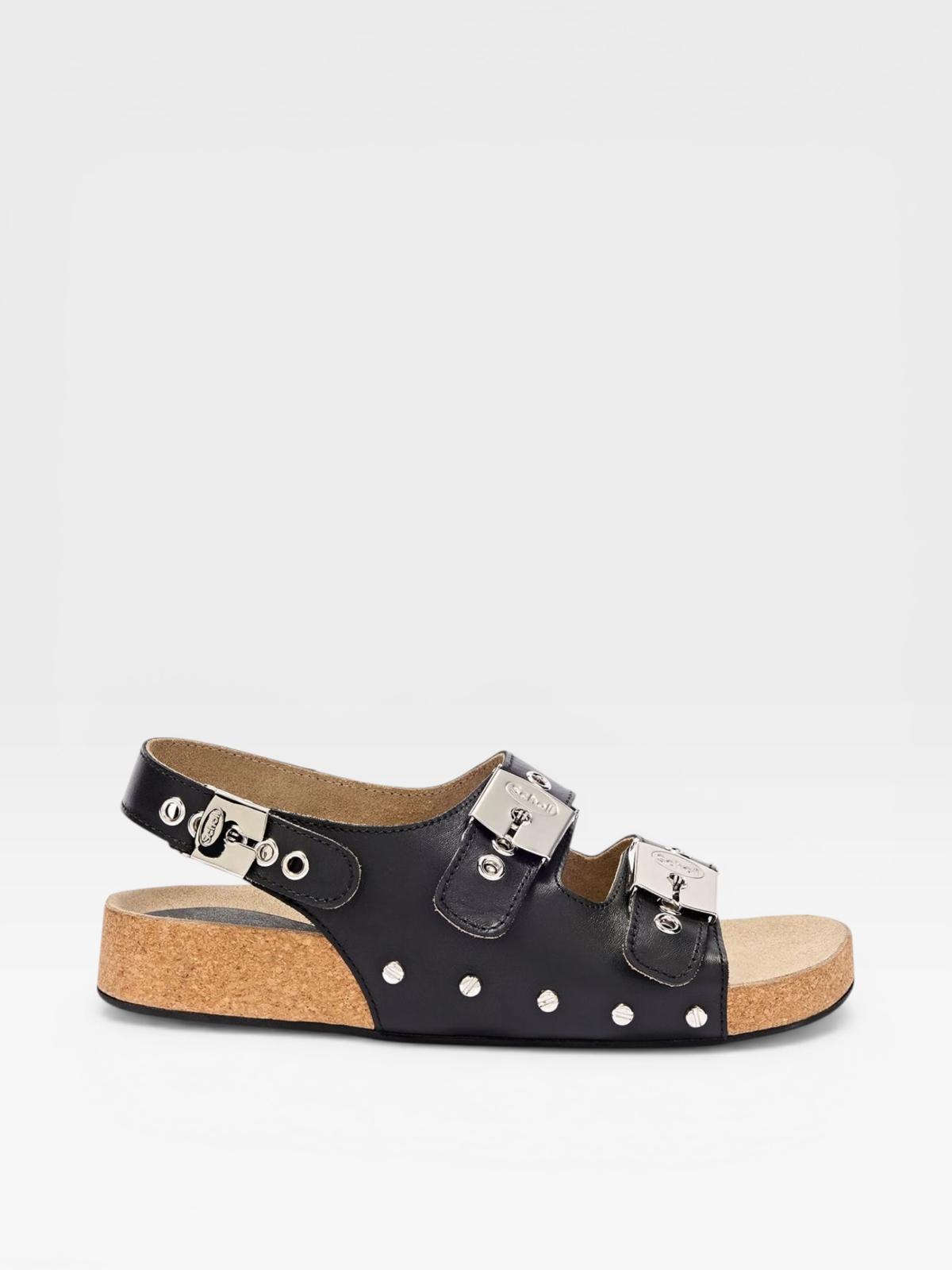 Scholl Sandals Luna 2 Straps Black