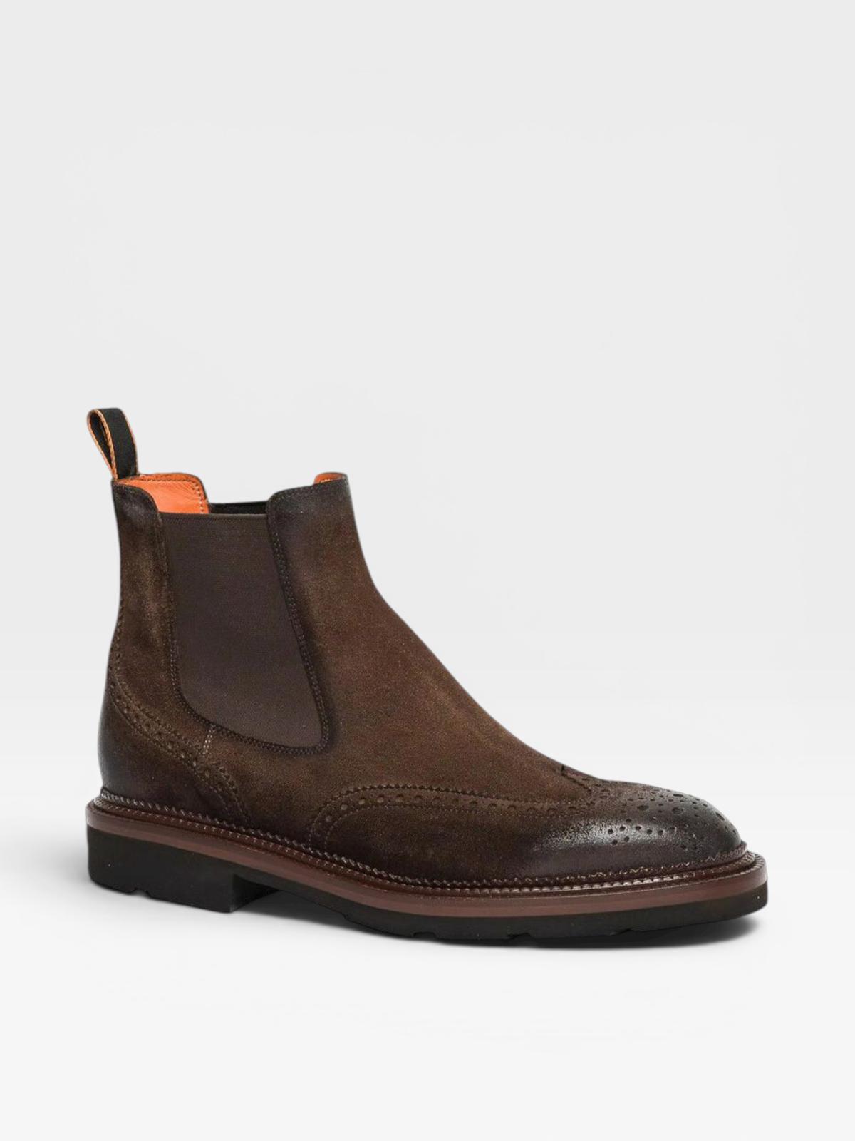 Santoni Chelsea Boots Brown