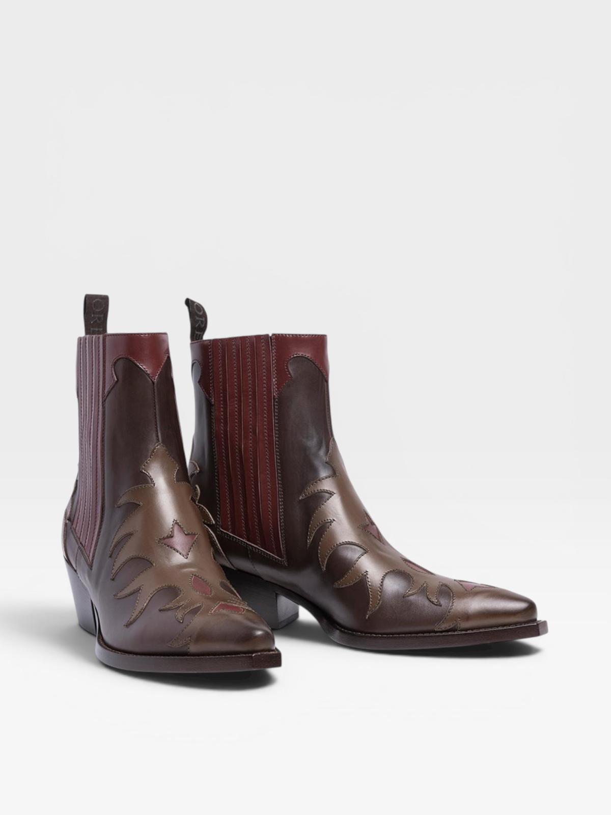 Sartore Boots Sr3651 Militare Ebano Burgundy
