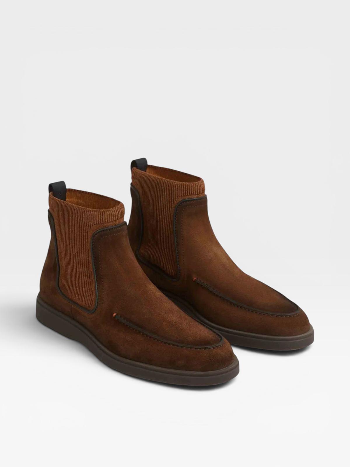 Santoni Chelsea Boots Brown