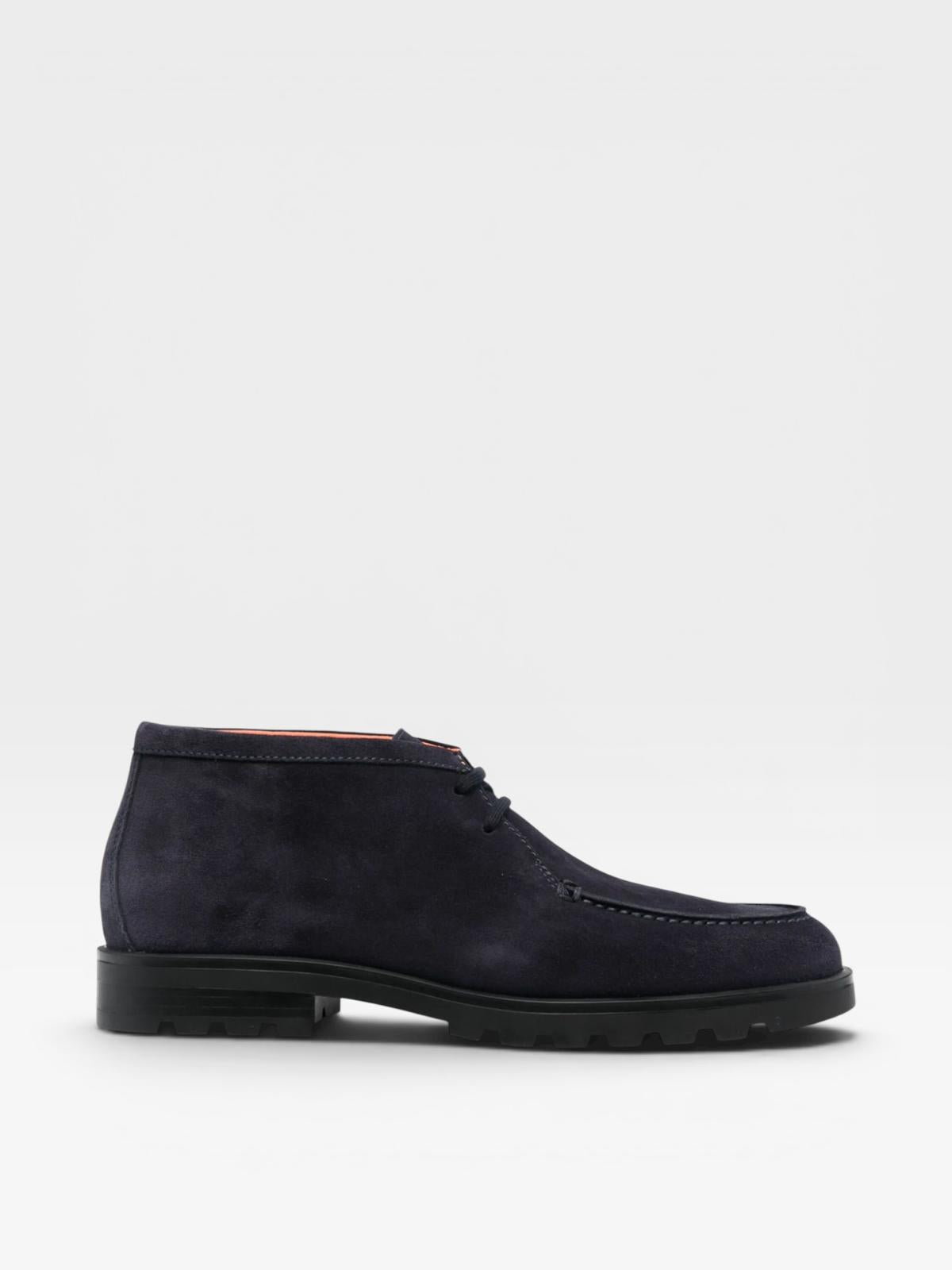 Santoni Desert Boots Navy