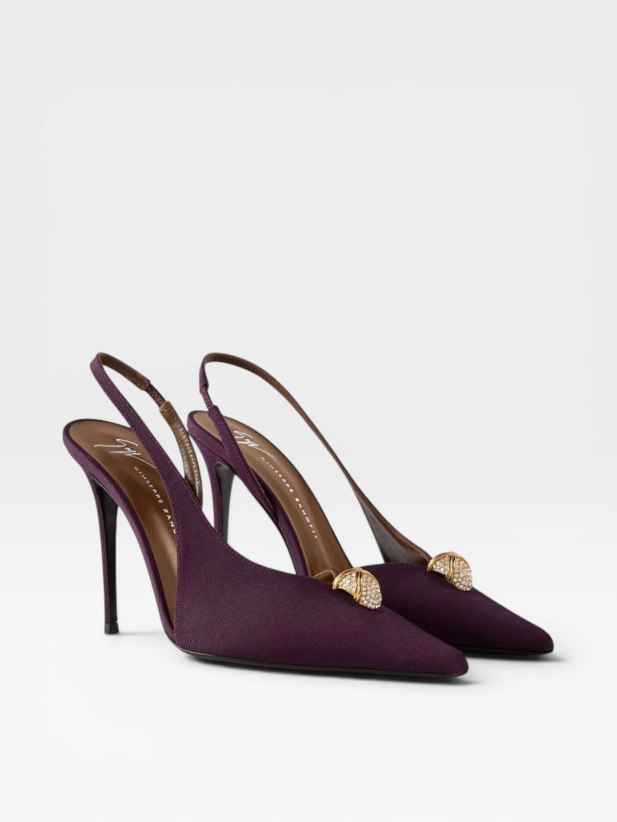 Giuseppe Zanotti Slingback Cocktail 105 Black