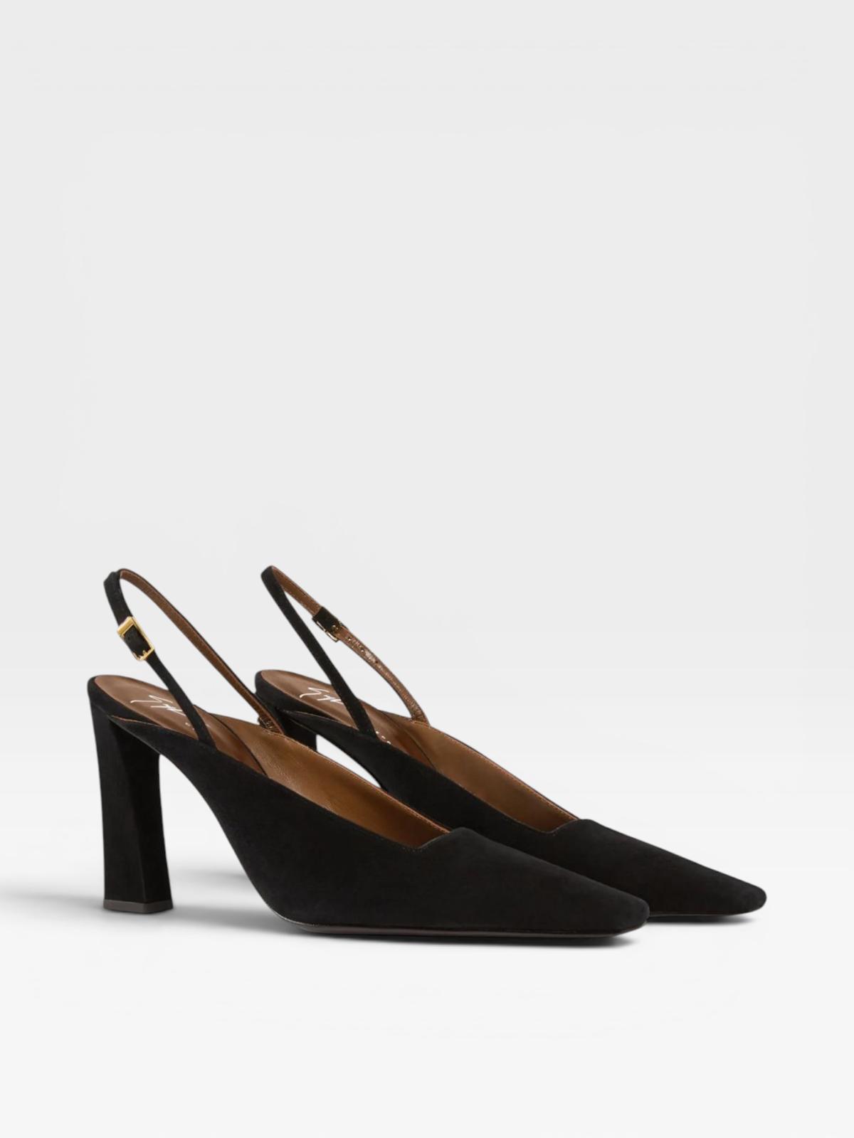 Giuseppe Zanotti Slingbacks Seal 90 Black