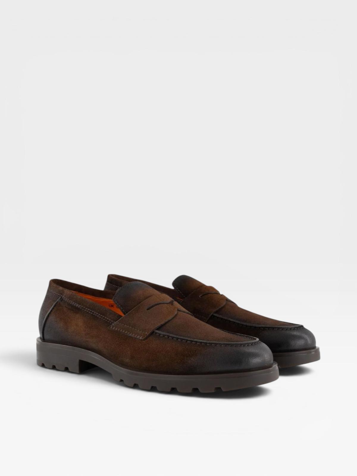 Santoni Loafers Brown