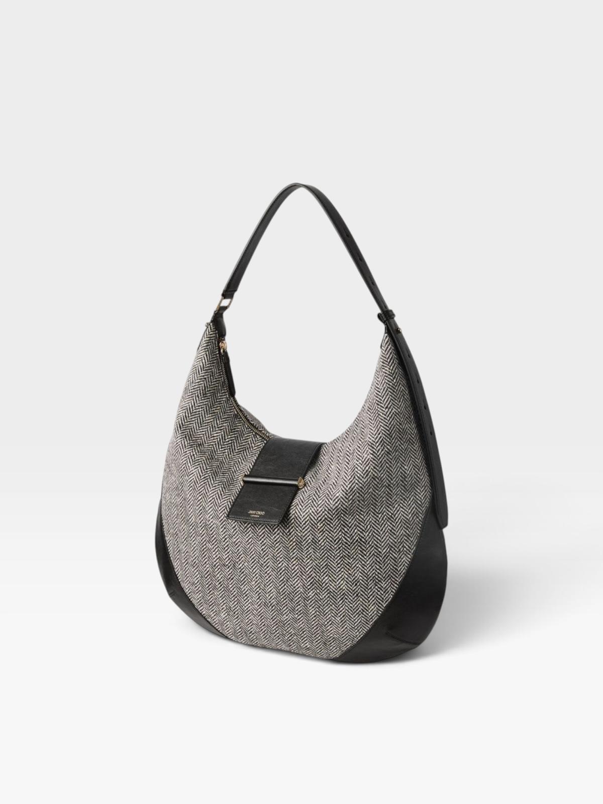 Jimmy Choo Bar Hobo Medium Grey