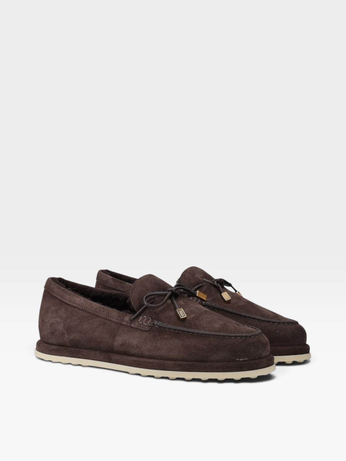 Tod's Loafers Shearling Lining Brown