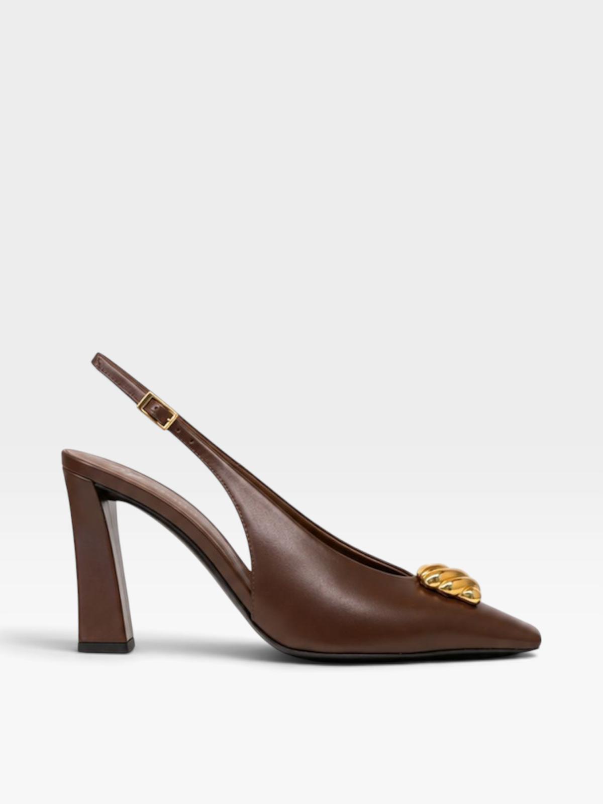 Giuseppe Zanotti Slingbacks Rossela 105 Brown