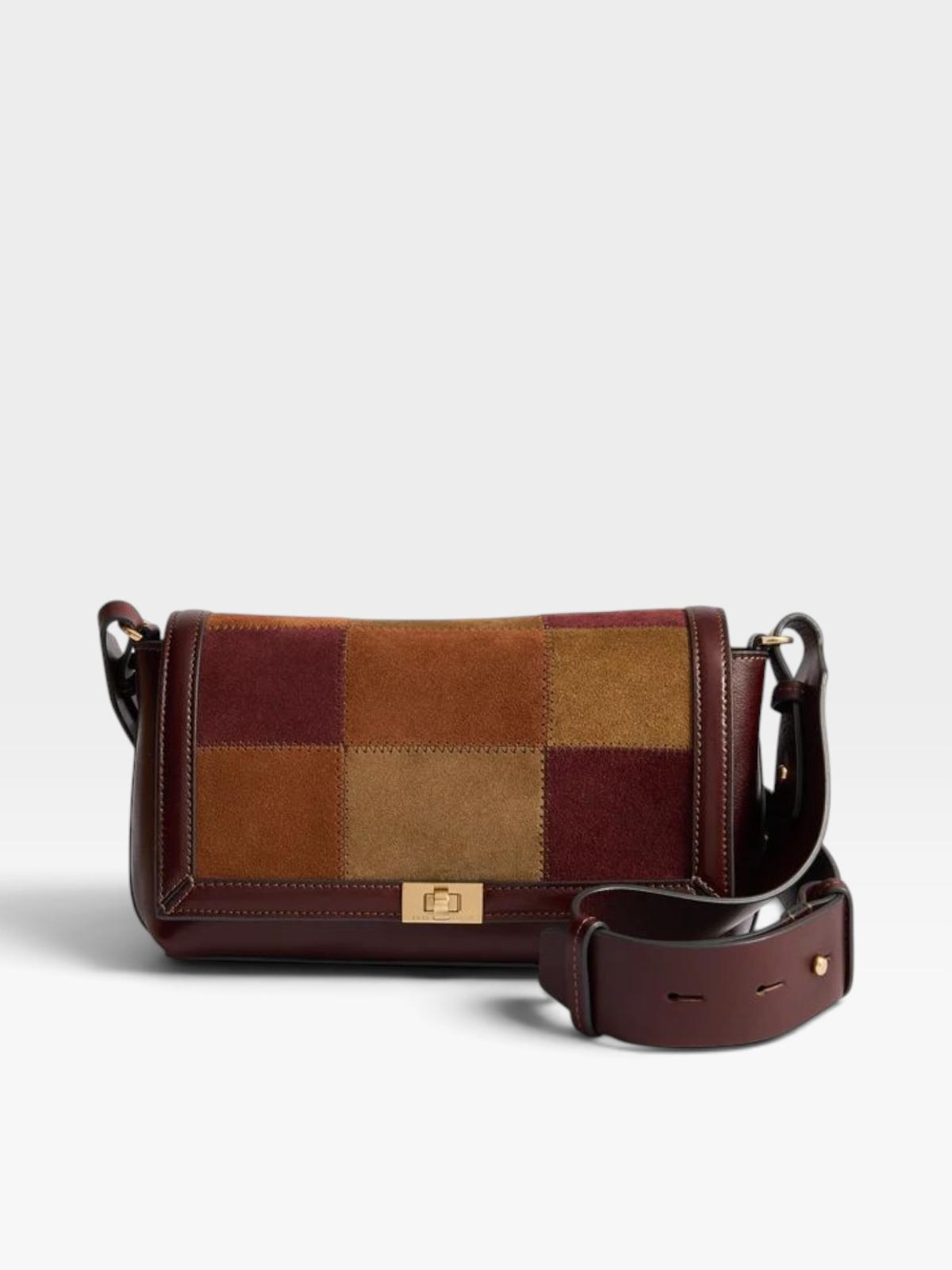 Anya Hindmarch Mortimer Patchwork Cross-body Brown