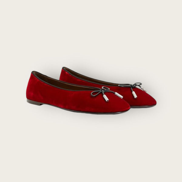 Giuseppe Zanotti Ballerinas Burgundy