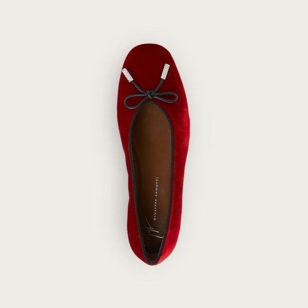 Giuseppe Zanotti Ballerinas Burgundy