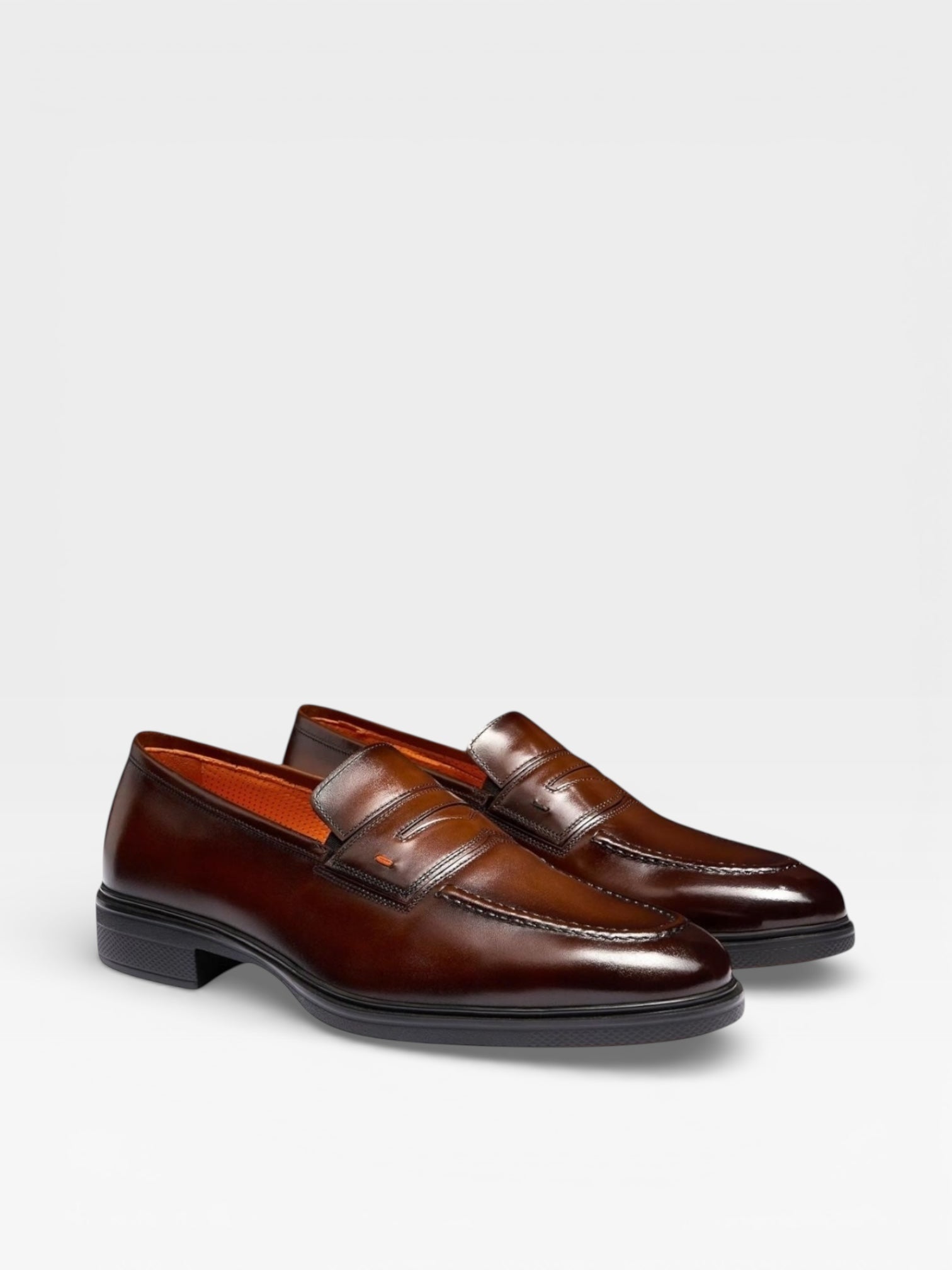 Santoni Loafers Brown