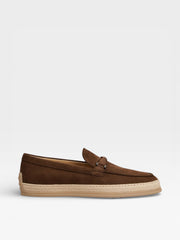 Tod's Raffia Loafers Brown