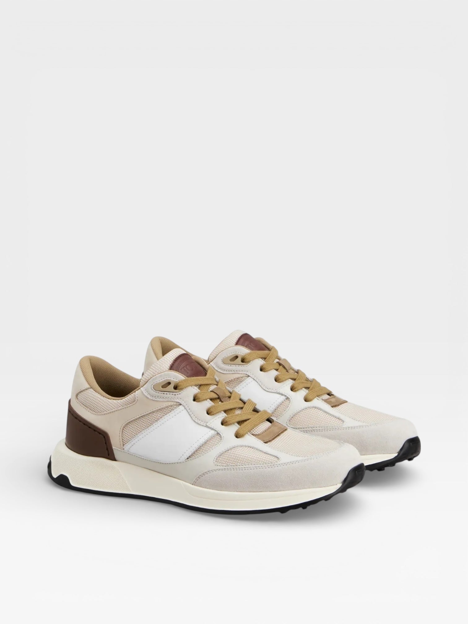 Tod's Sneakers Beige Grey Brown