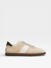 Tod's Sneakers Tabs Beige White Brown