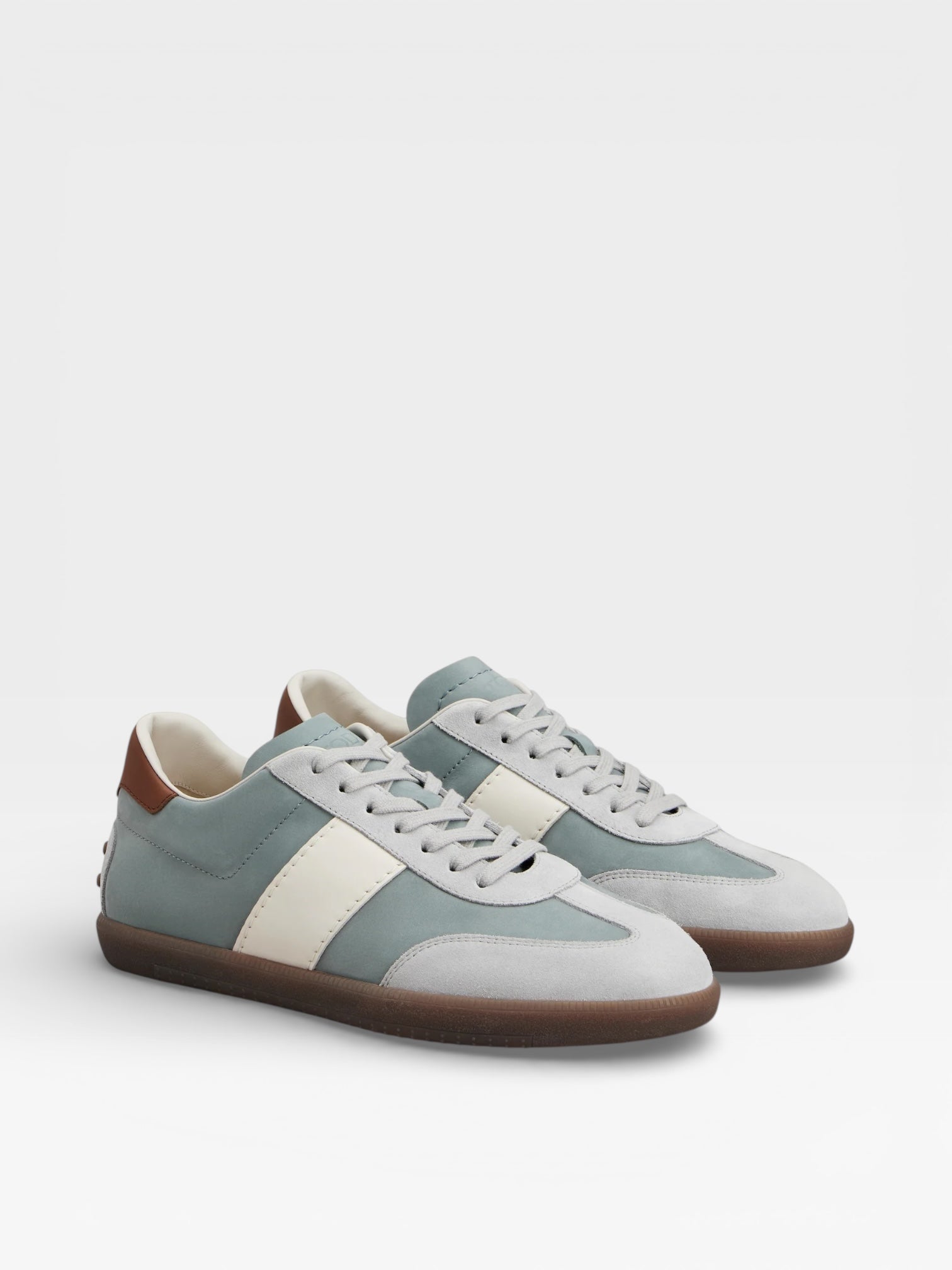 Tod's Sneakers Tabs Grey Brown White