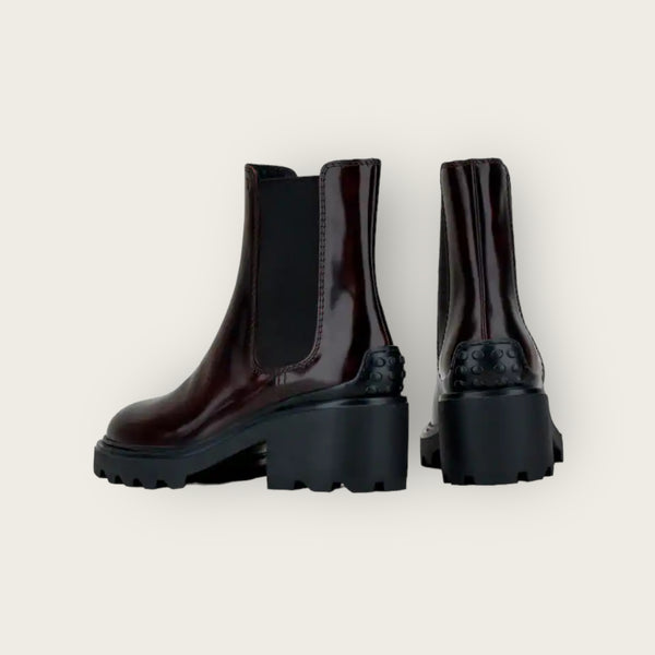 Tod's Ankle Boots Burgundy