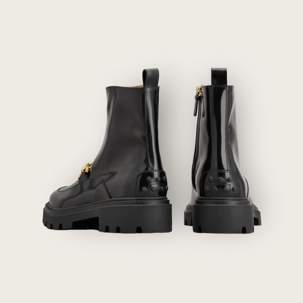 Tod's T-Clamp Ankle Boots Black