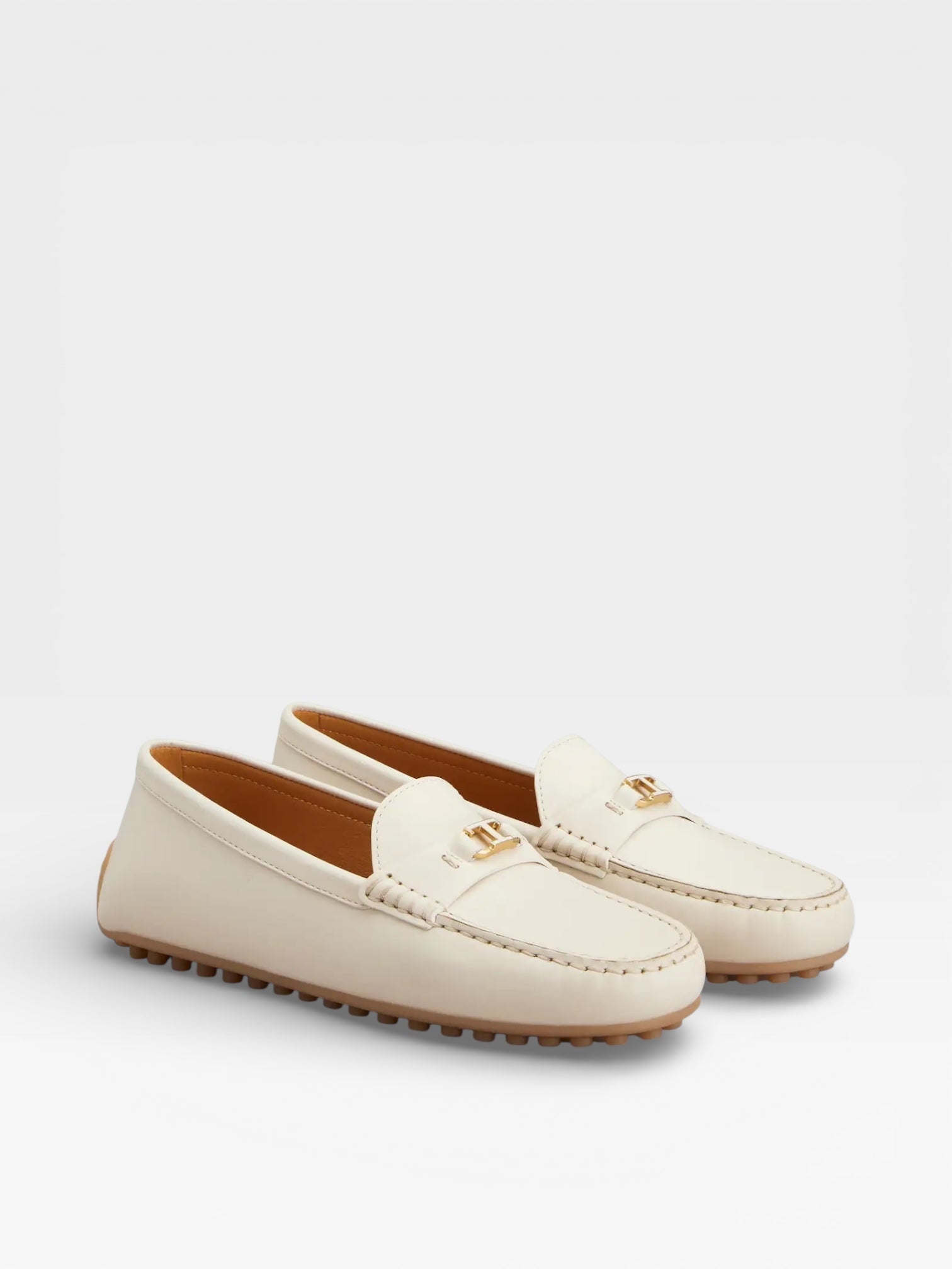 Tod's City Gommino Loafers Off-White