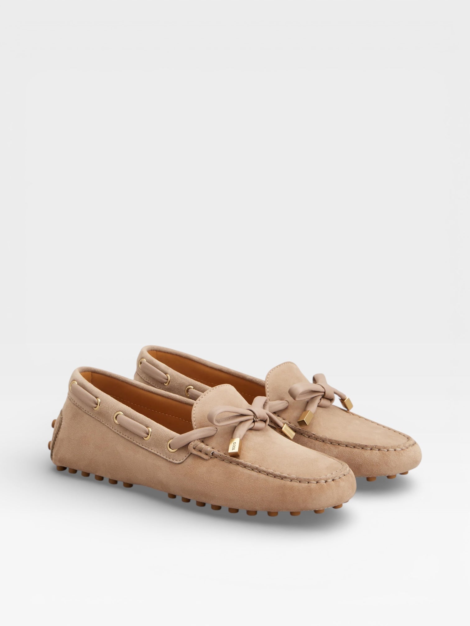 Tod's Gommino Loafers Nude