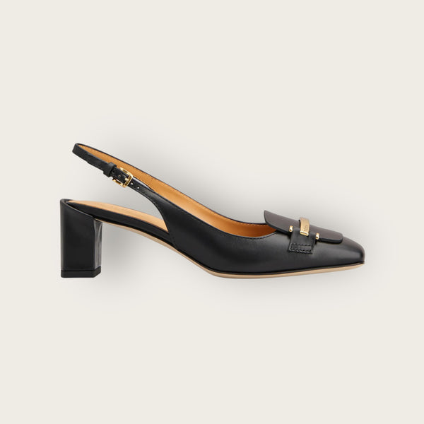 Tod's Slingbacks Black