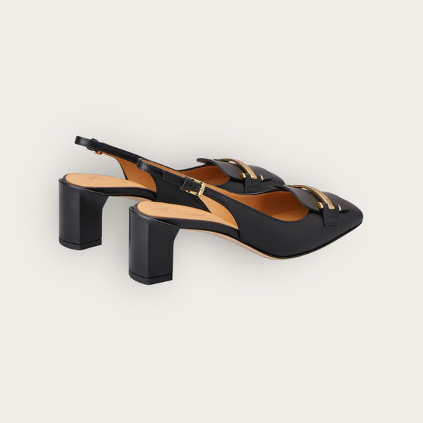 Tod's Slingbacks Black