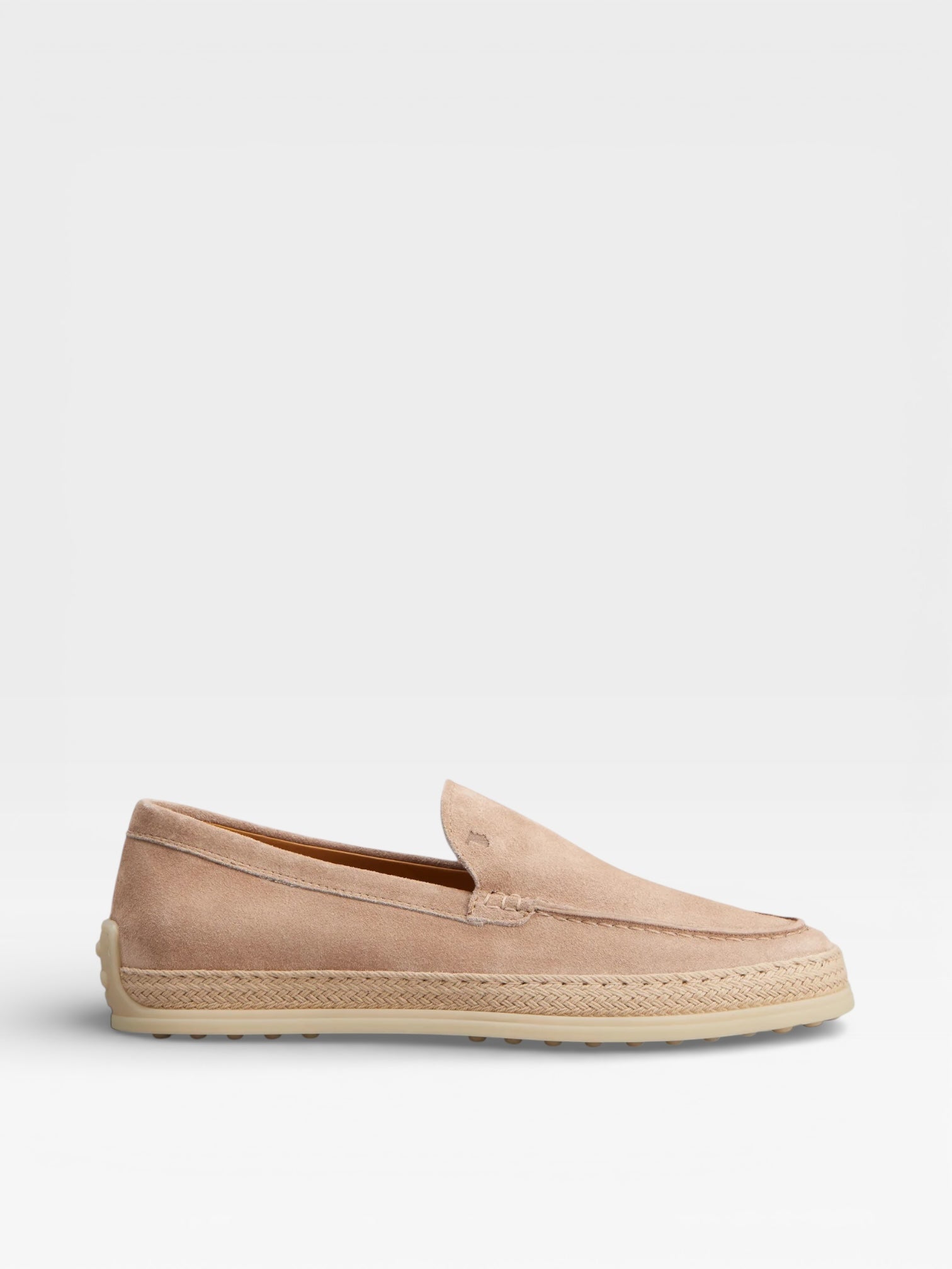 Tod's Raffia Loafers Nude