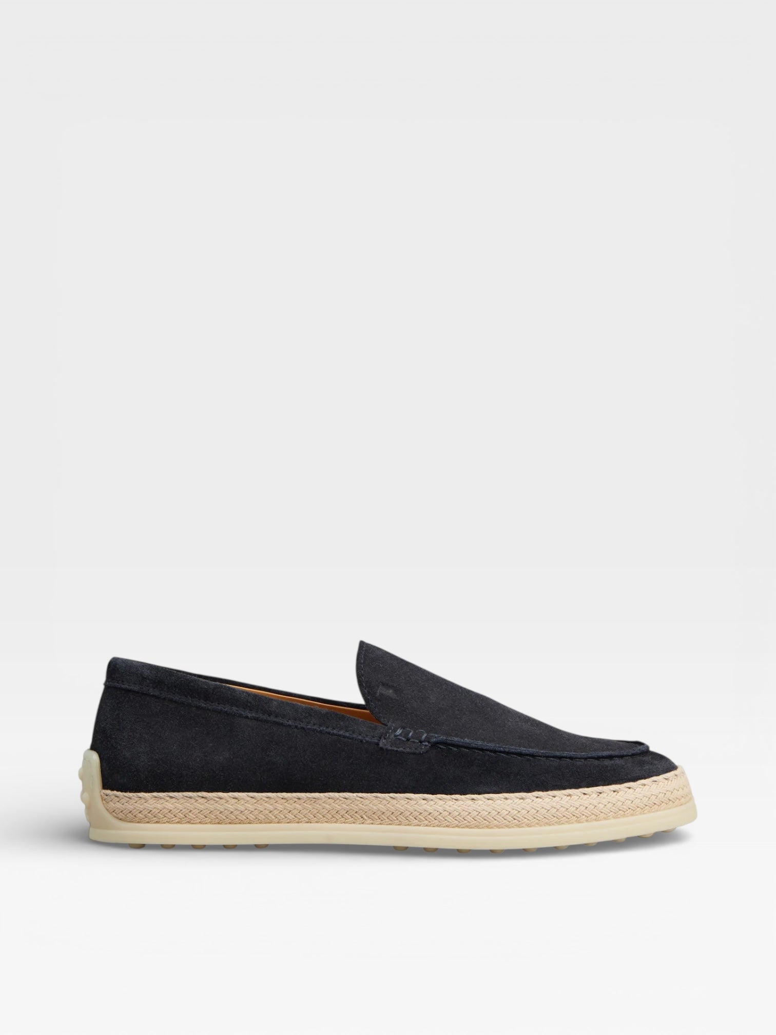 Tod's Raffia Loafers Navy