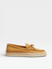 Tod's Raffia Loafers Camel