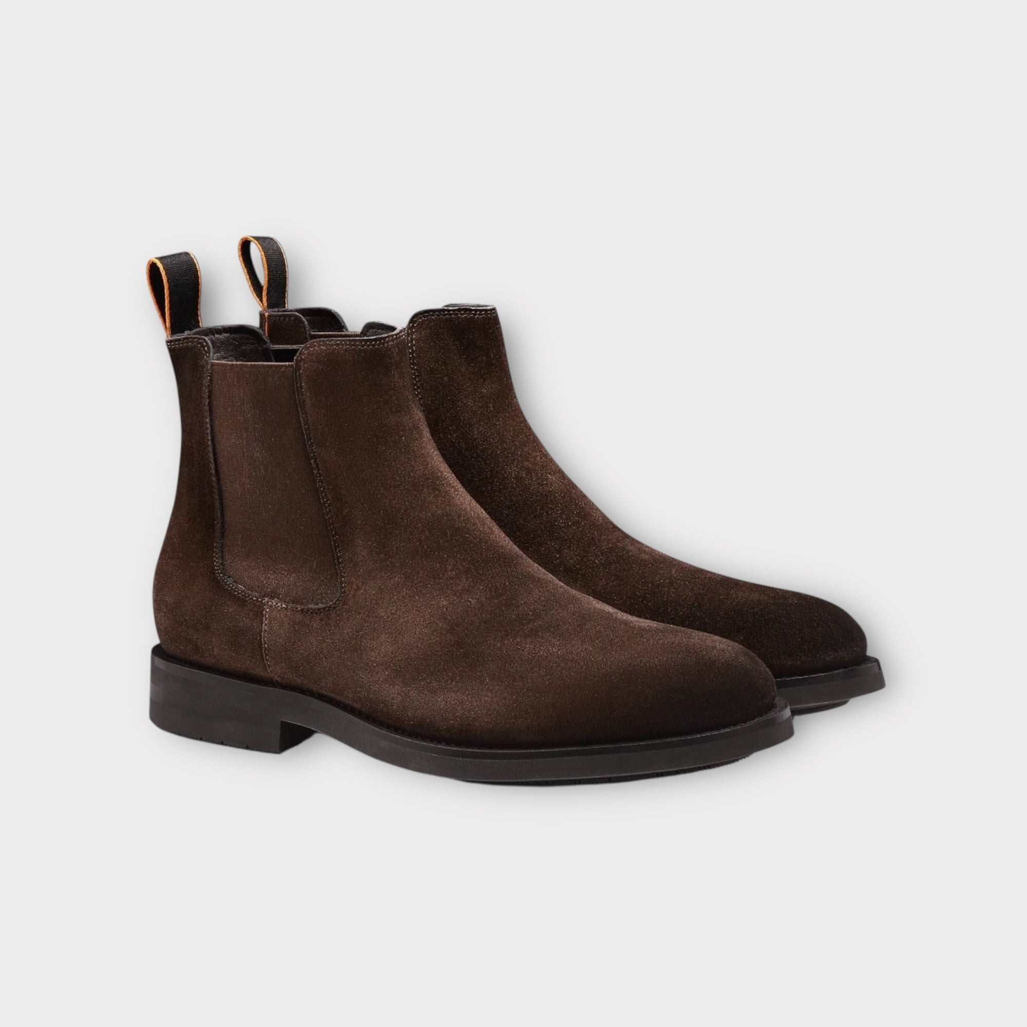 Santoni Chelsea Boots Dark Brown