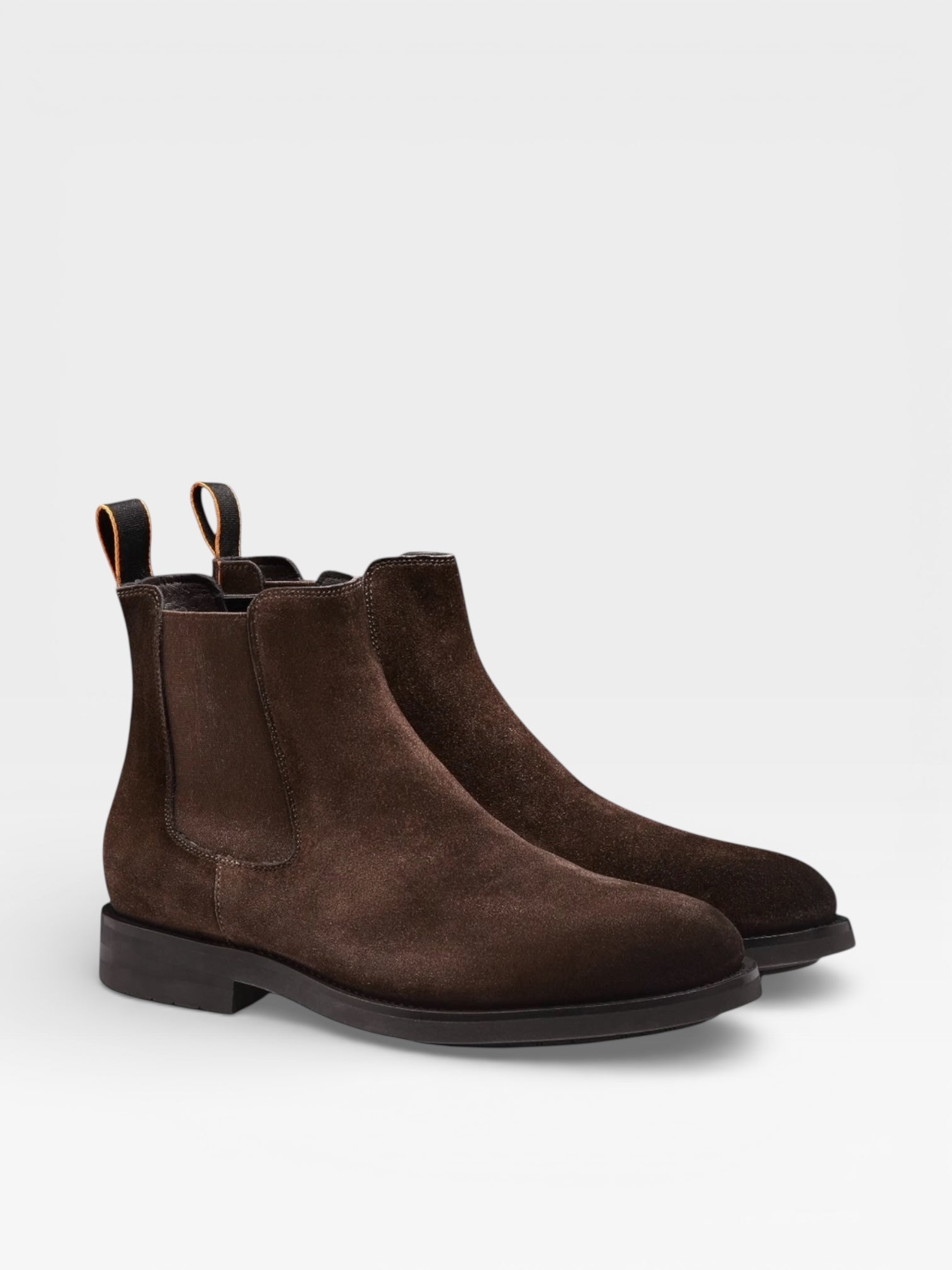 Santoni Chelsea Boots Dark Brown
