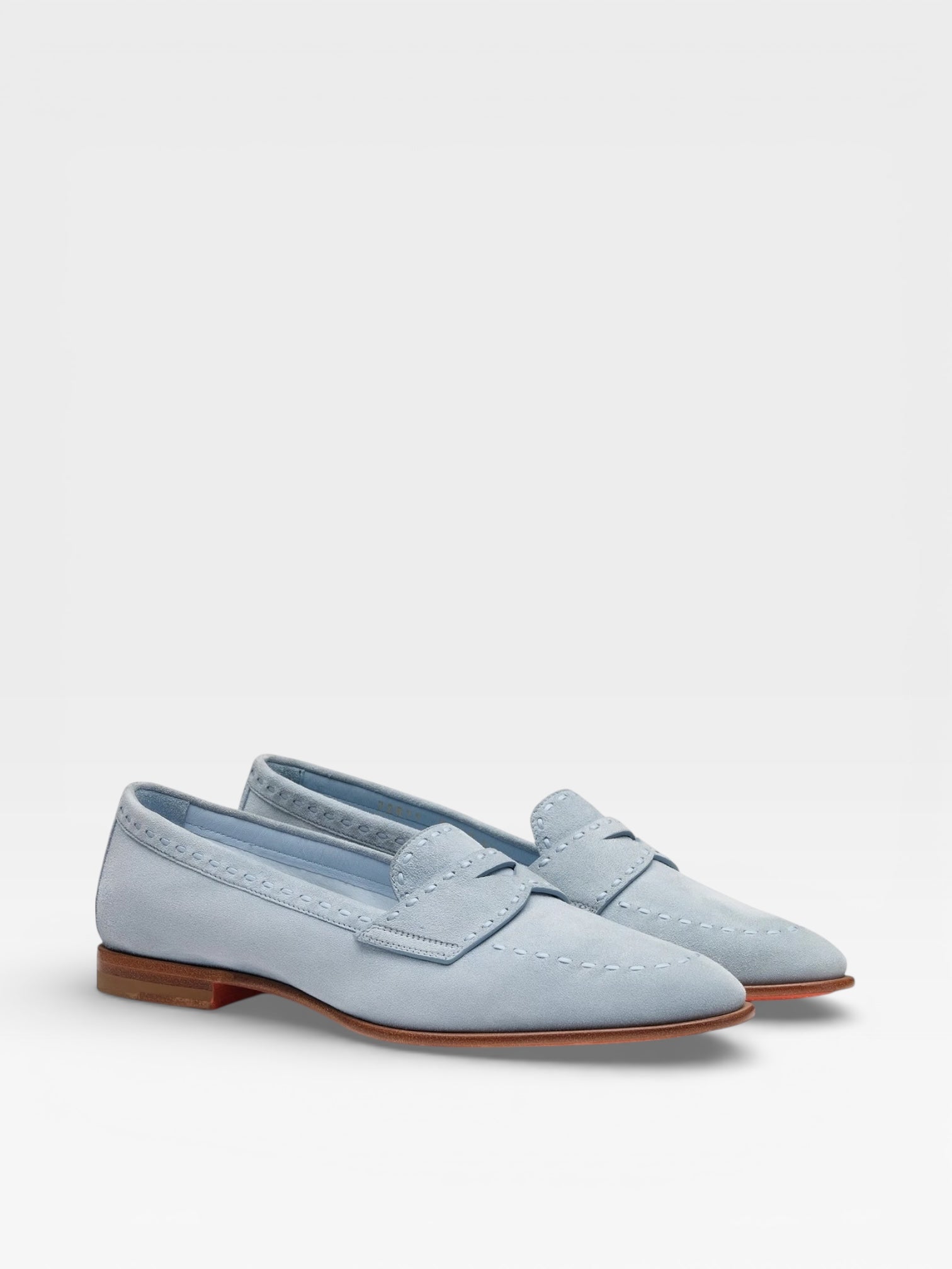 Santoni Loafers Light Blue