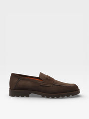 Santoni Loafers Dark Brown