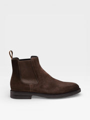 Santoni Chelsea Boots Dark Brown