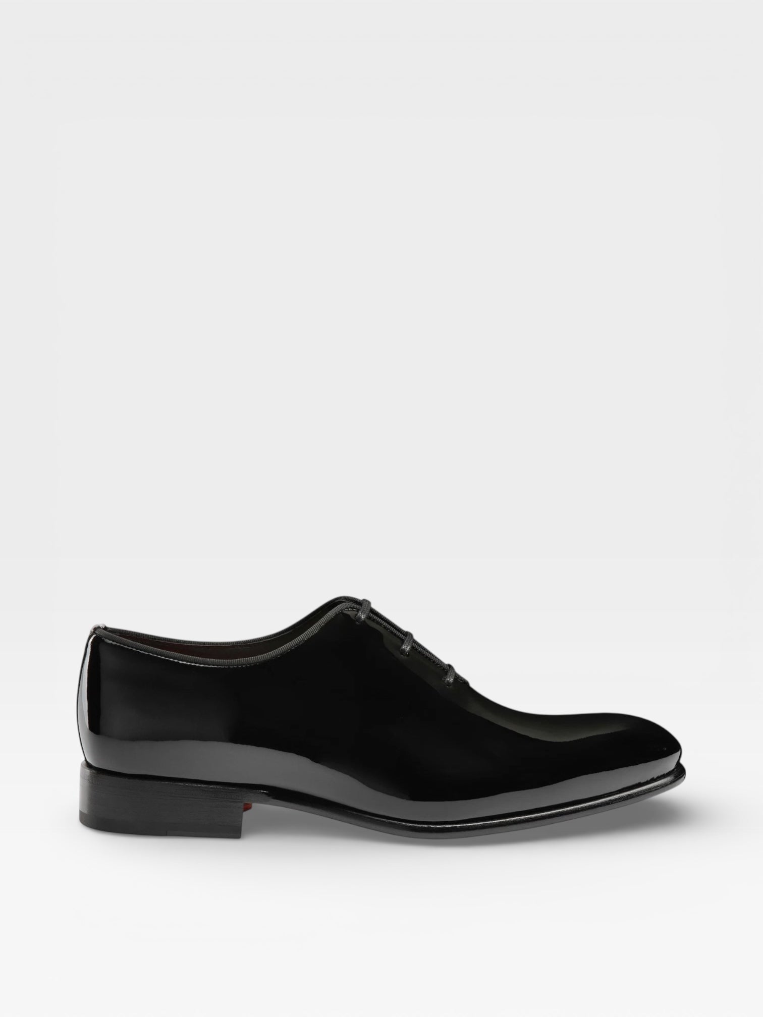 Santoni Oxford Patent Black