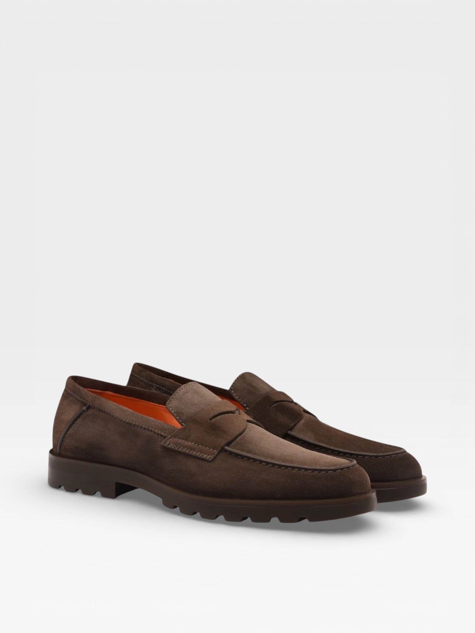 Santoni Loafers Dark Brown