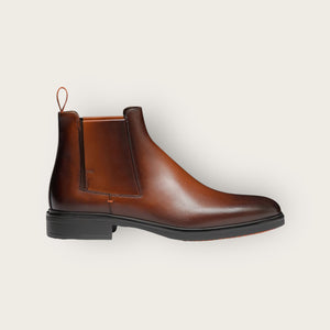 Santoni Chelsea Boots Dark Brown