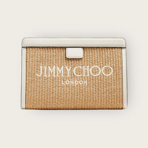 Jimmy Choo Avenue Pouch Latte