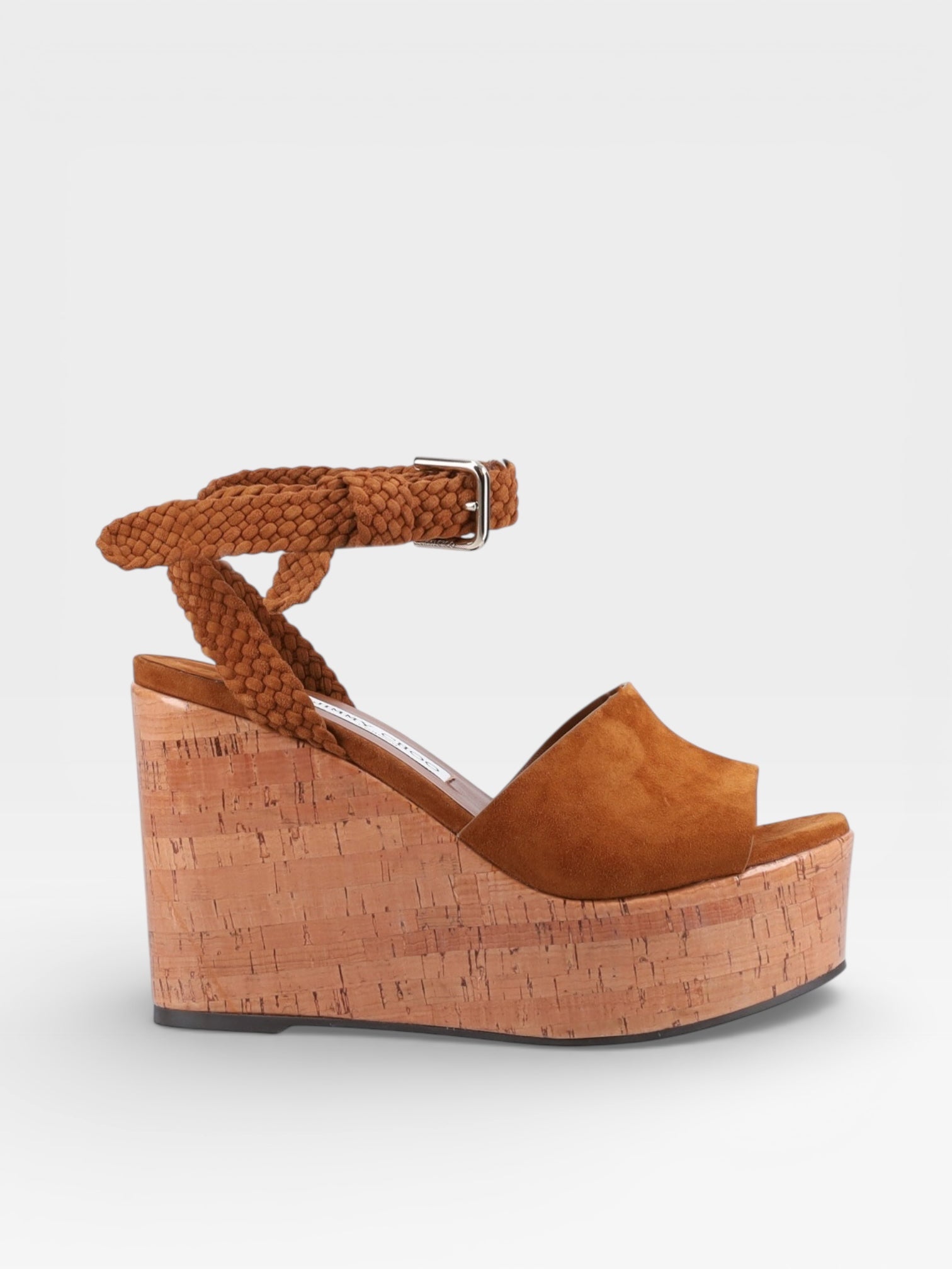 Jimmy Choo Plateform Sandals Rori 100 Cognac