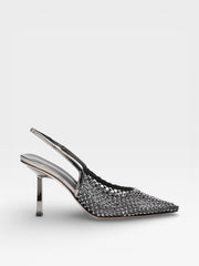 Le Silla Slingbacks Gilda 80 Petrol