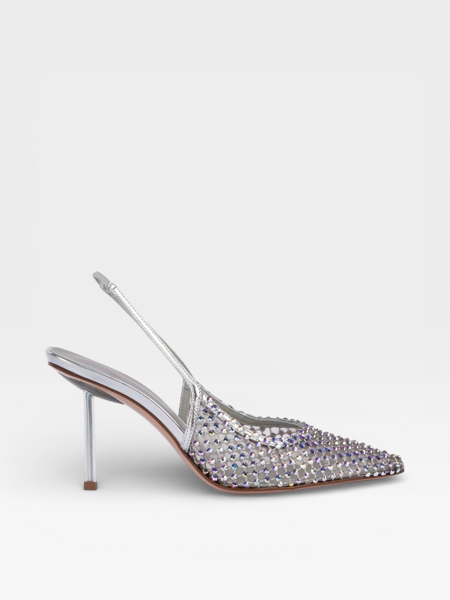 Le Silla Slingbacks Gilda 80 Silver