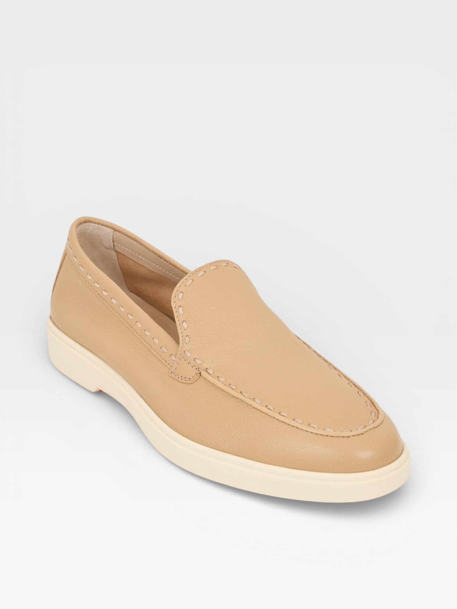 Santoni Loafers Beige