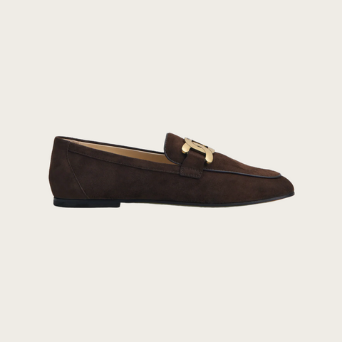 Tod's Kate Loafers Brown